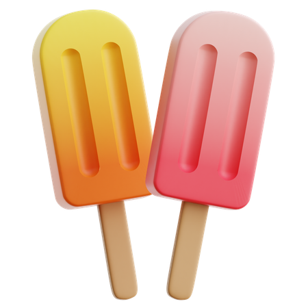 Glace à l'eau  3D Icon