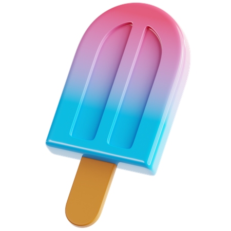 Glace à l'eau  3D Icon