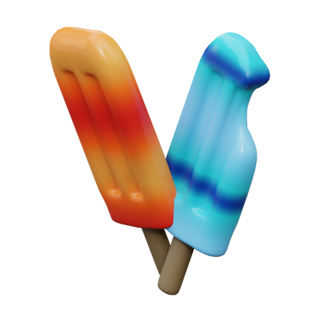 Glace à l'eau  3D Icon