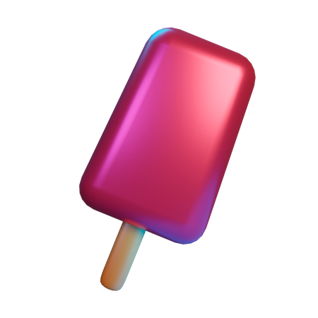 Glace à l'eau  3D Illustration