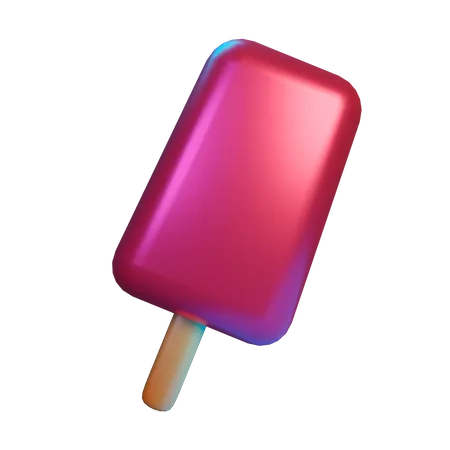 Glace à l'eau  3D Illustration