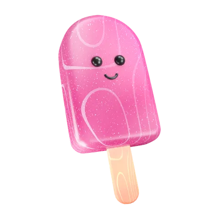 Glace à l'eau  3D Emoji