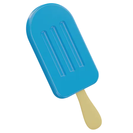 Glace à l'eau  3D Illustration