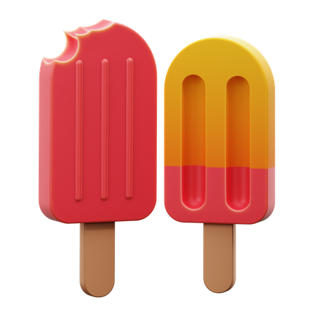 Glace à l'eau  3D Icon