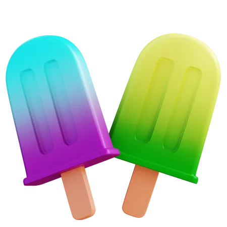 Glace à l'eau  3D Icon