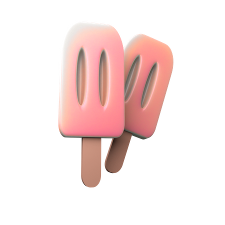 Glace à l'eau  3D Icon