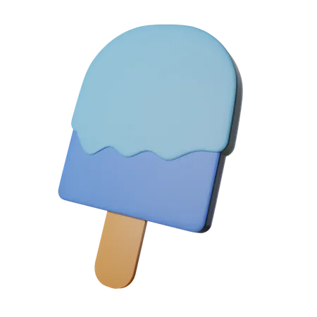 Glace à l'eau  3D Icon