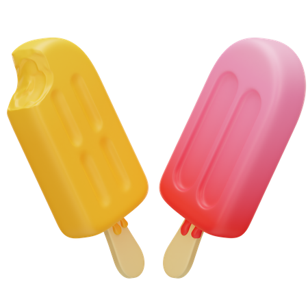 Glace à l'eau  3D Icon