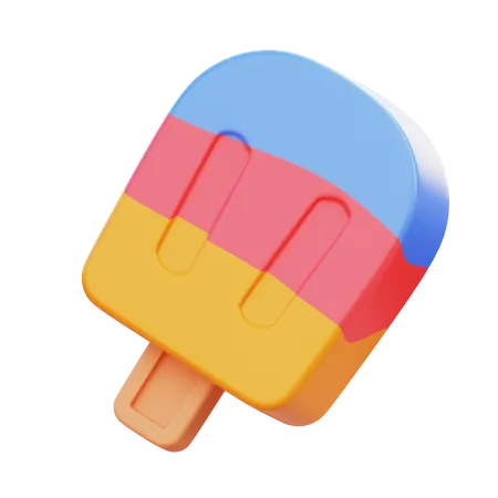 Glace à l'eau  3D Icon