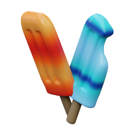 Glace à l'eau  3D Icon