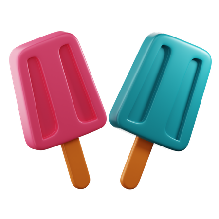 Glace à l'eau  3D Icon