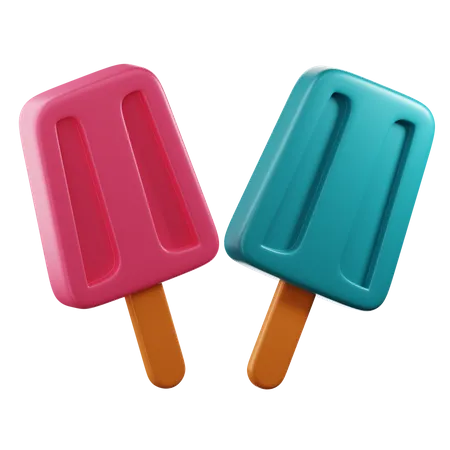 Glace à l'eau  3D Icon