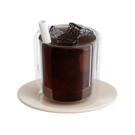 Americano glacé  3D Icon