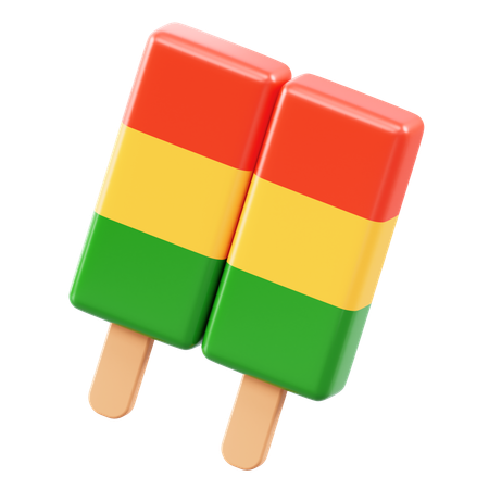 Glace arc-en-ciel  3D Icon