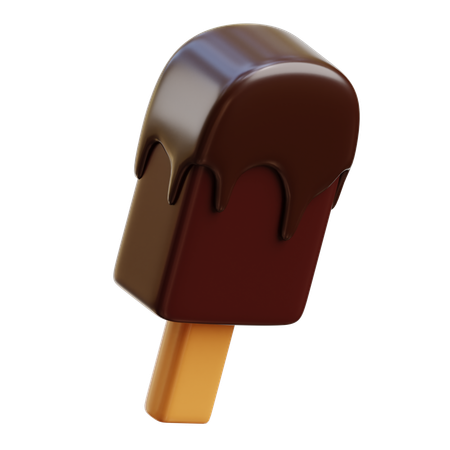 Crème glacée au chocolat  3D Icon