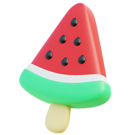 Glace à la pastèque  3D Icon