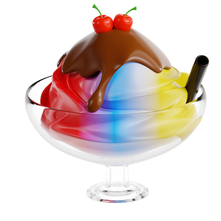 Glace pilée  3D Icon