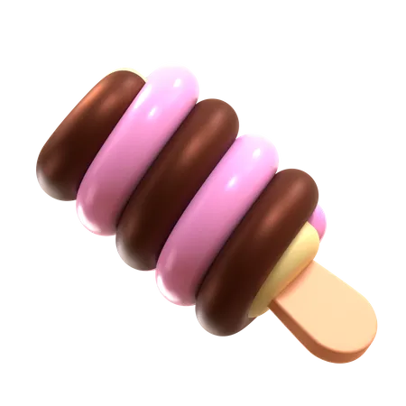 Glace torsadée  3D Icon