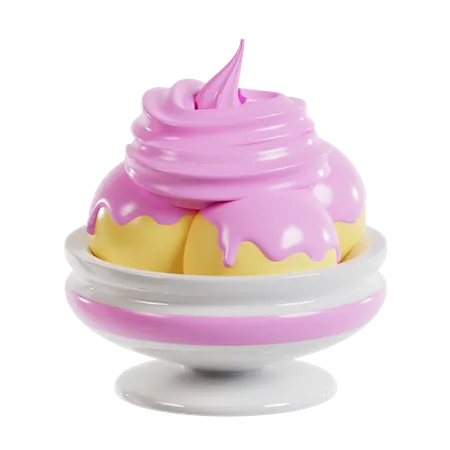 Glace renversée  3D Icon