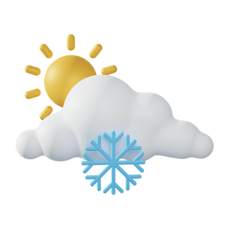 Glacial ensoleillé  3D Icon