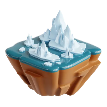Glacier  3D Icon