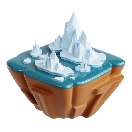 Glacier  3D Icon