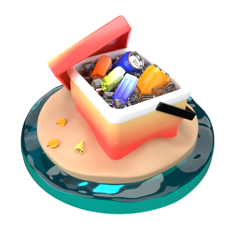 Glacière  3D Icon