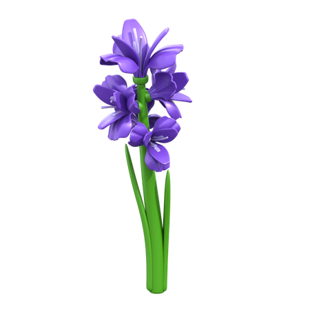 Gladiolus Flower  3D Icon