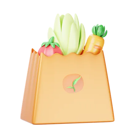 3 D Illustration Vegetables 3D Icon