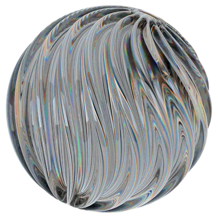 Glass Abstract  3D Icon