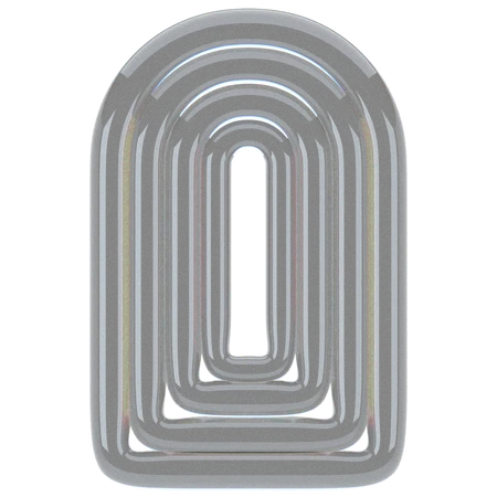 Glass Abstract  3D Icon