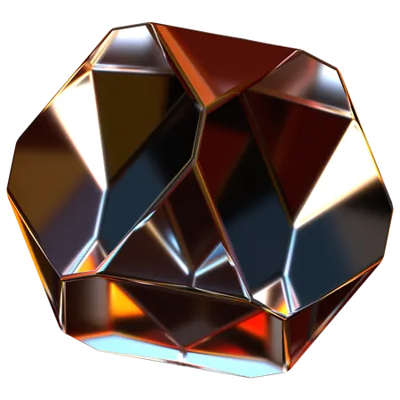 Glass Abstract Shape  3D Icon