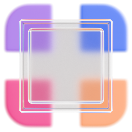 Glass Art  3D Icon