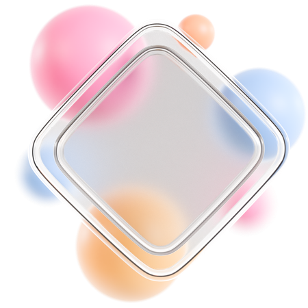 Glass Art  3D Icon