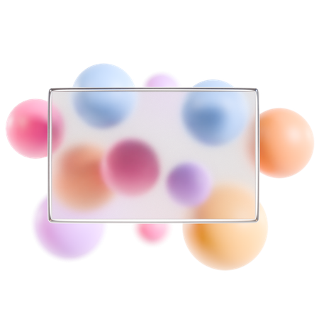 Glass Art  3D Icon
