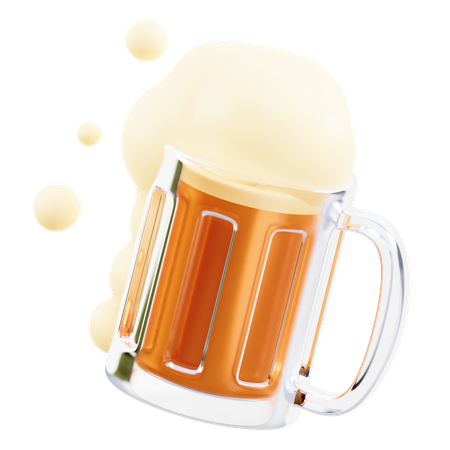 Glass Beer  3D Icon