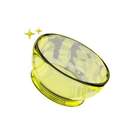 Glass Bowl  3D Illustration