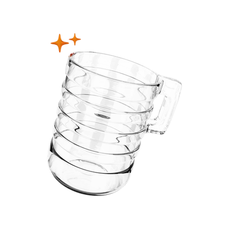 Glass Cup  3D Illustration