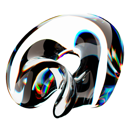 Glass Dispersion  3D Icon