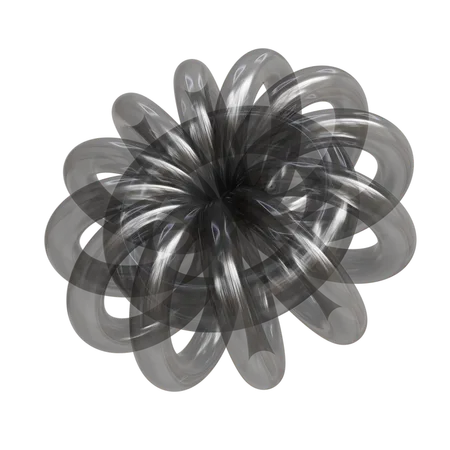 Glass Flower Abstrack  3D Icon