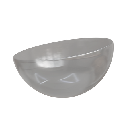 Glass Half Ball  3D Icon