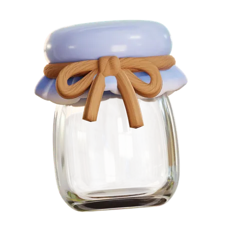 Glass Jar  3D Icon