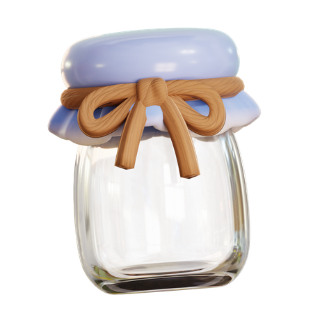 Glass Jar  3D Icon