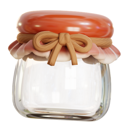 Glass Jar  3D Icon