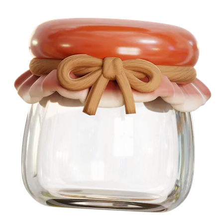 Glass Jar  3D Icon