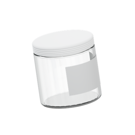 Glass Jar  3D Illustration