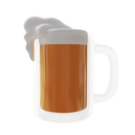 Glass of Beer  3D Icon