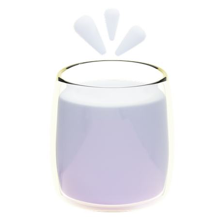 Glass Of Milk  3D Icon