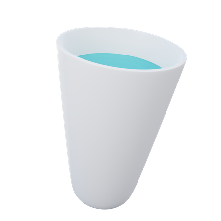 Glass of Water  3D Icon