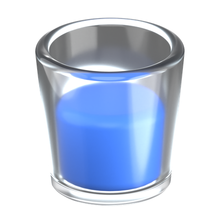 Glass of Water  3D Icon